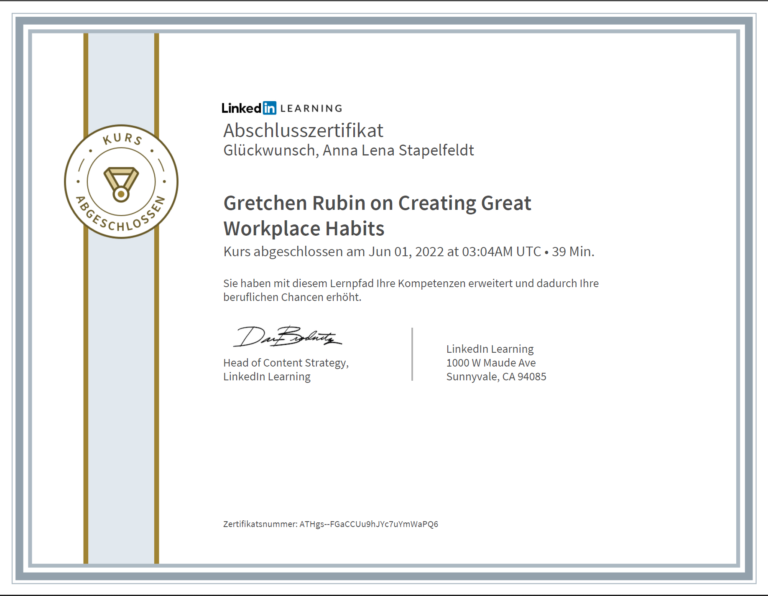 Abschlusszertifikat_Gretchen-Rubin-on-Creating-Great-Workplace-Habits